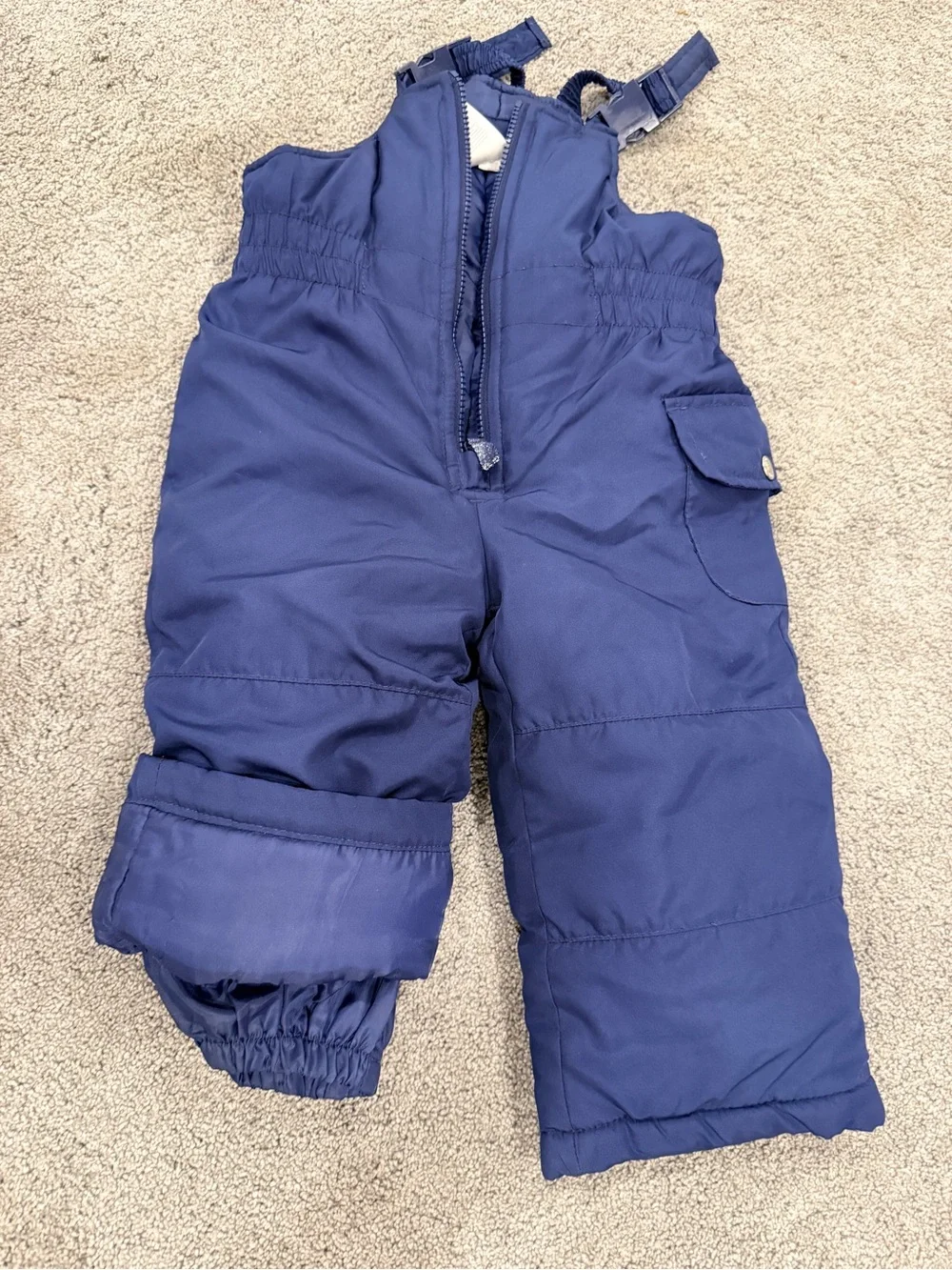 Carter's Floral Winter Coat and and Navy Snow-bib (24 months)